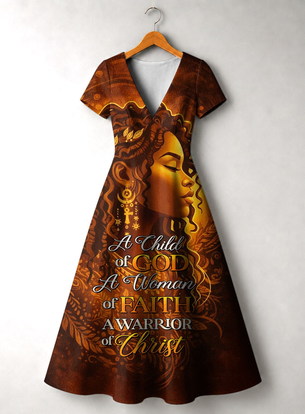"Amara" Short Sleeve Maxi Dress