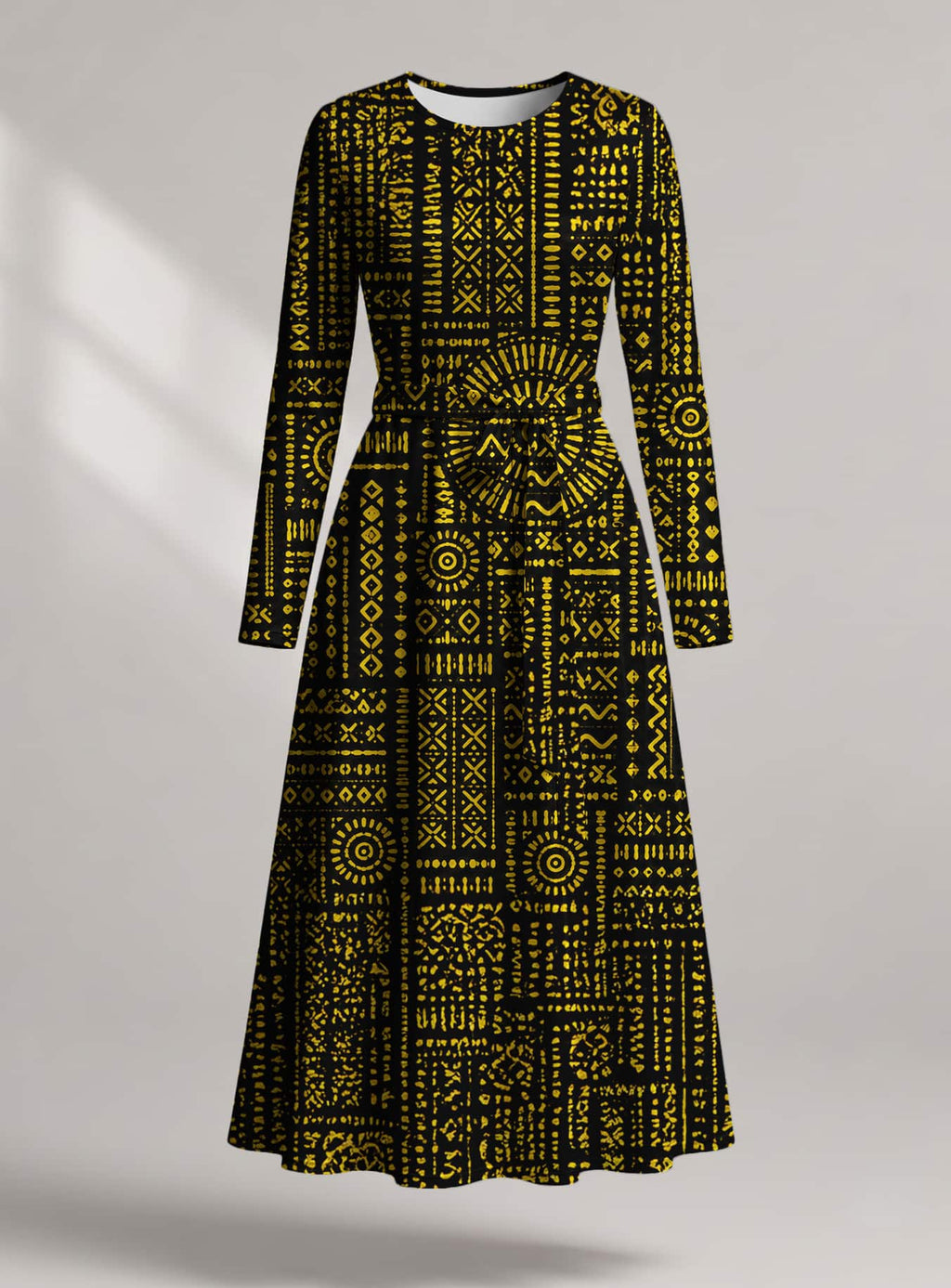 "Lamu" Viscose Midi Dress