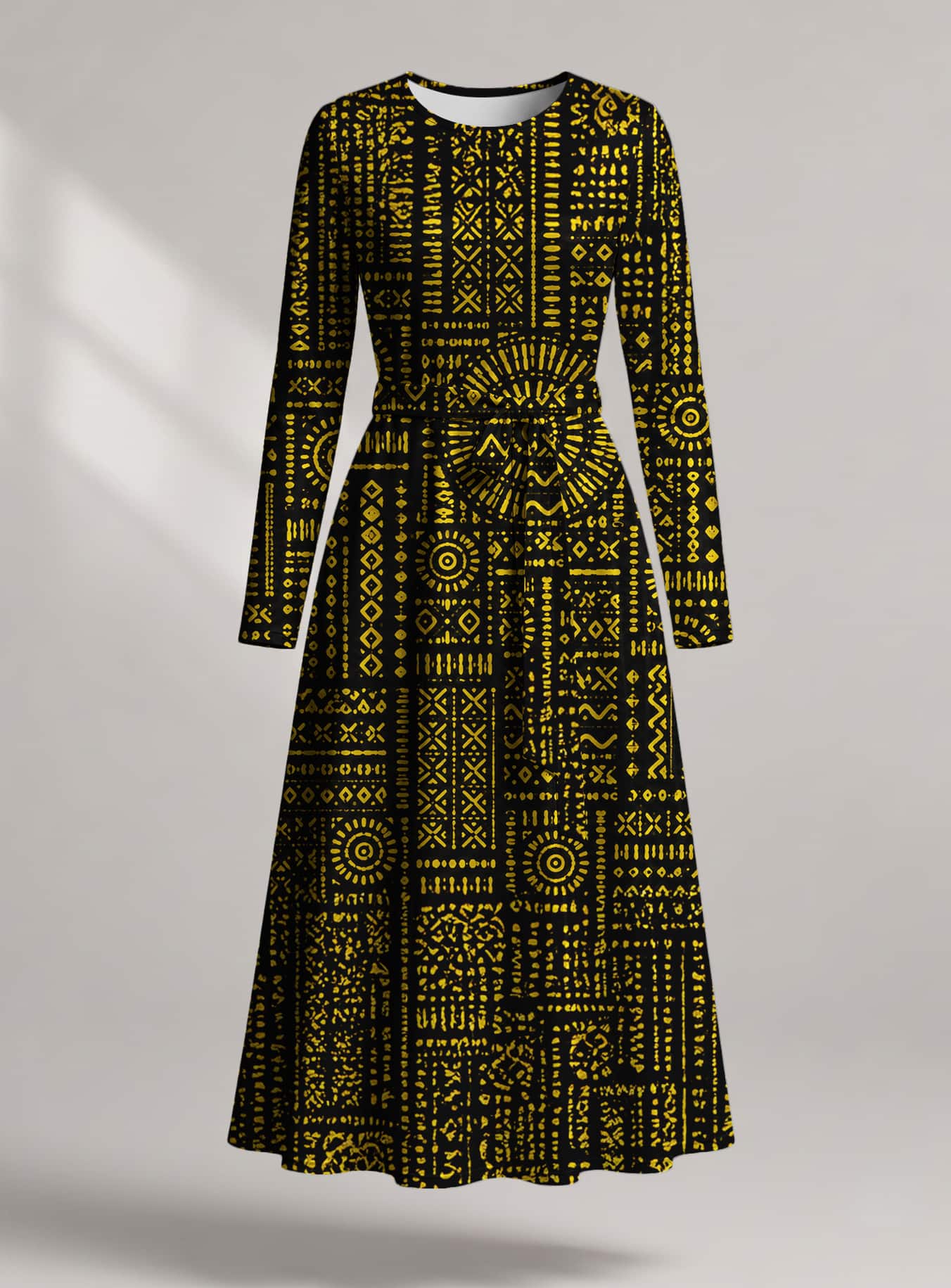"Lamu" Viscose Midi Dress