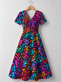 "Rangi" V Neck Midi Dress