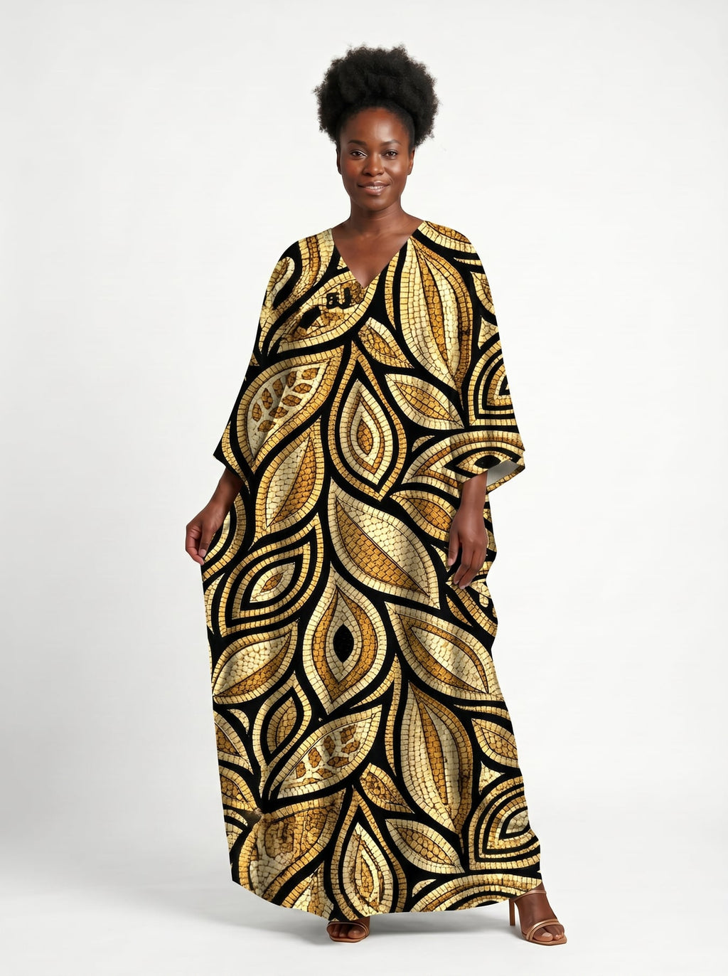 Ashanti Kaftan Dress Promo