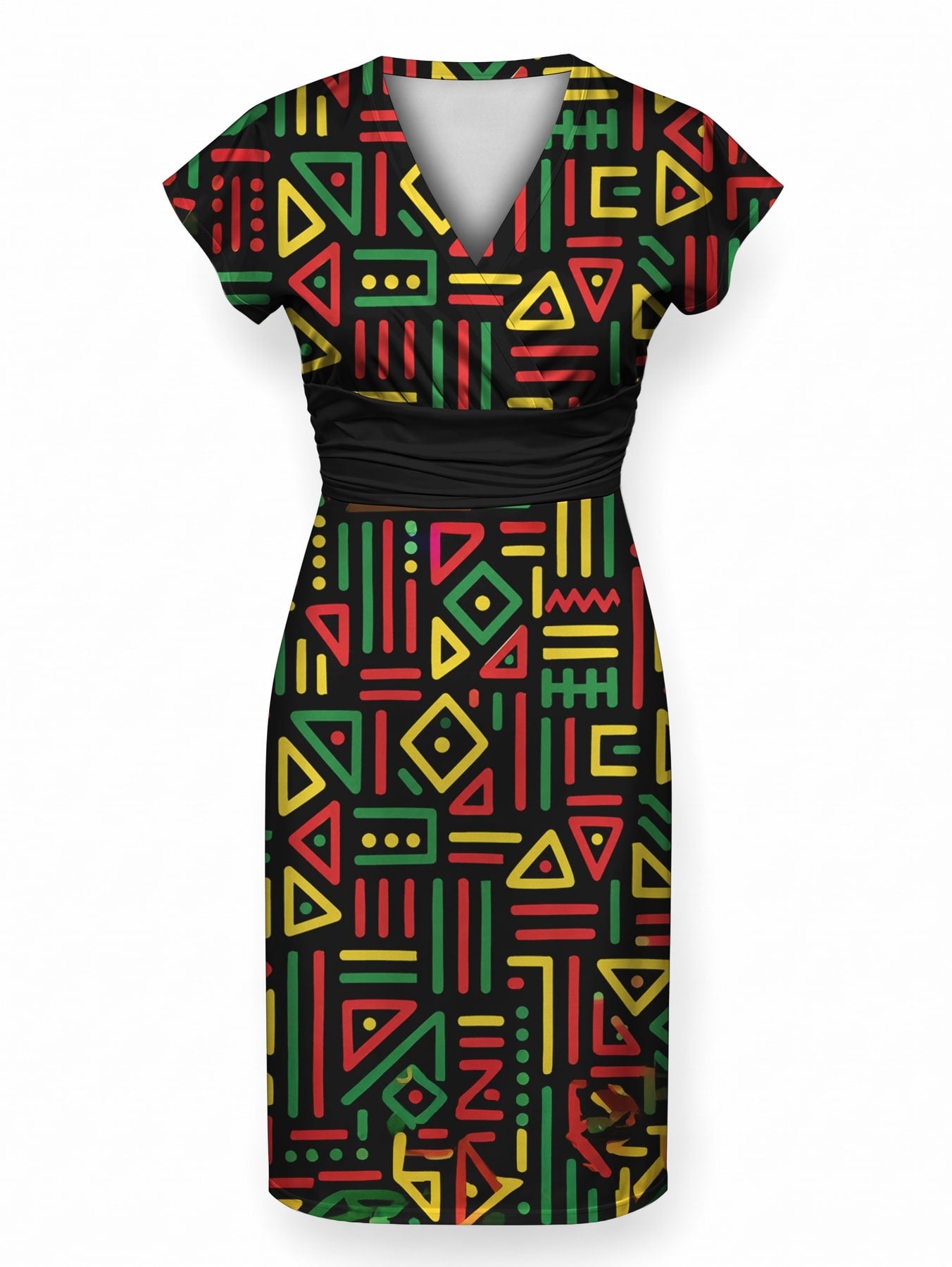 "Nairobi" Cap Sleeve Midi Dress