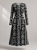 "Kuba" Viscose Midi Dress