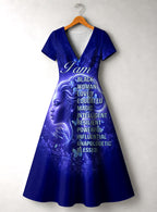 Black Woman Loved Short Sleeve Maxi Dress Promo