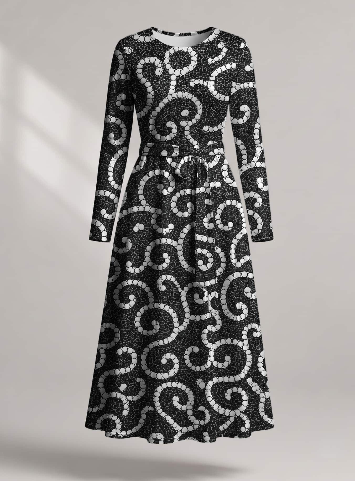 "Duara" Viscose Midi Dress