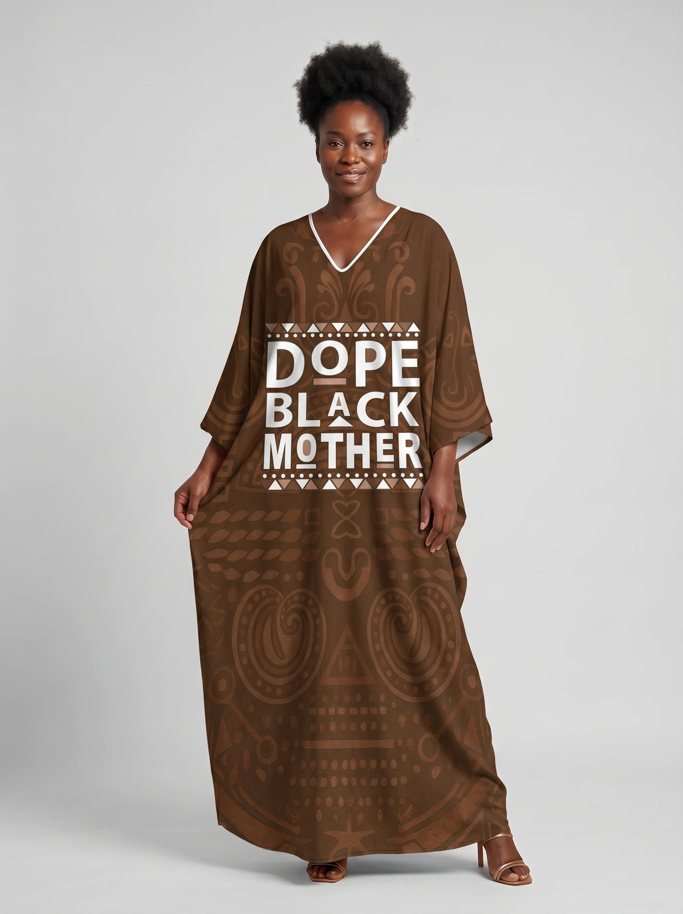 Dope Black Mom Kaftan Dress