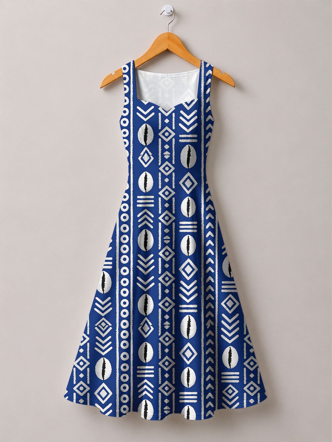 "Oshun" Royal Blue Corset Dress