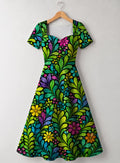 "Zumaridi" Sweetheart Midi Dress