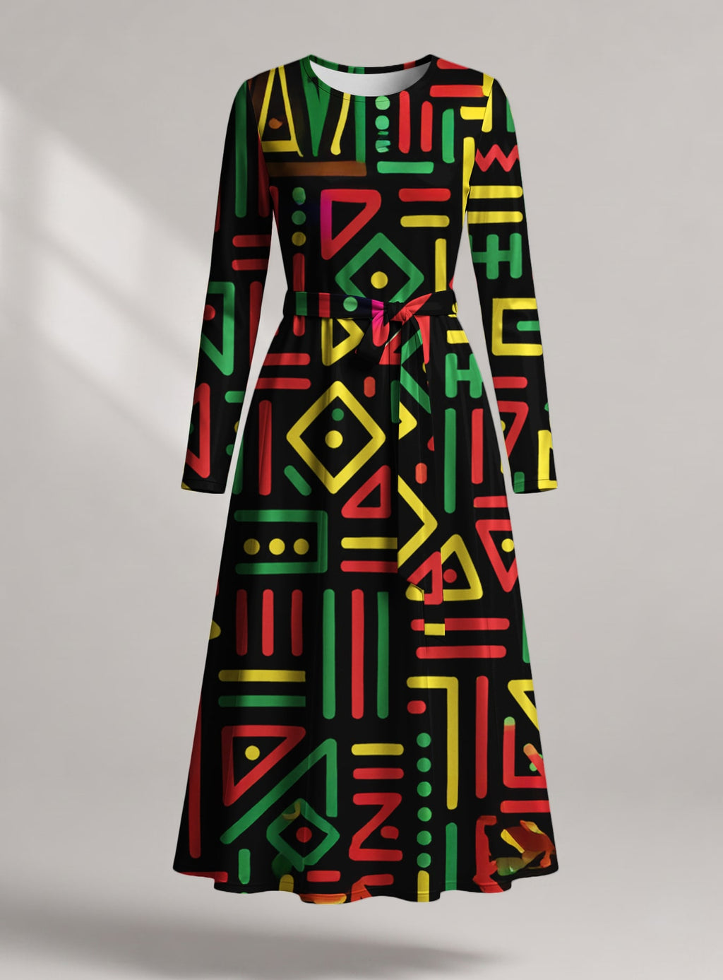 "Nairobi" Viscose Midi Dress