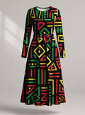 "Nairobi" Viscose Midi Dress