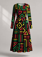 "Nairobi" Viscose Midi Dress
