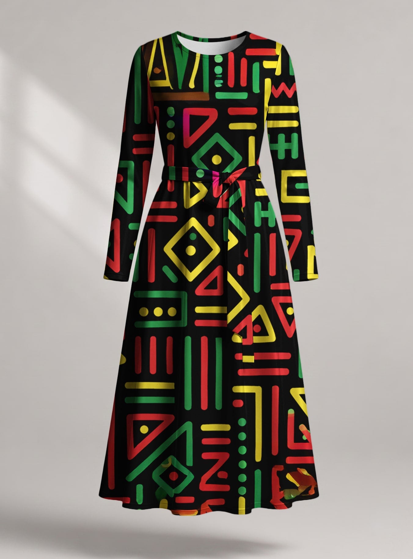 "Nairobi" Viscose Midi Dress