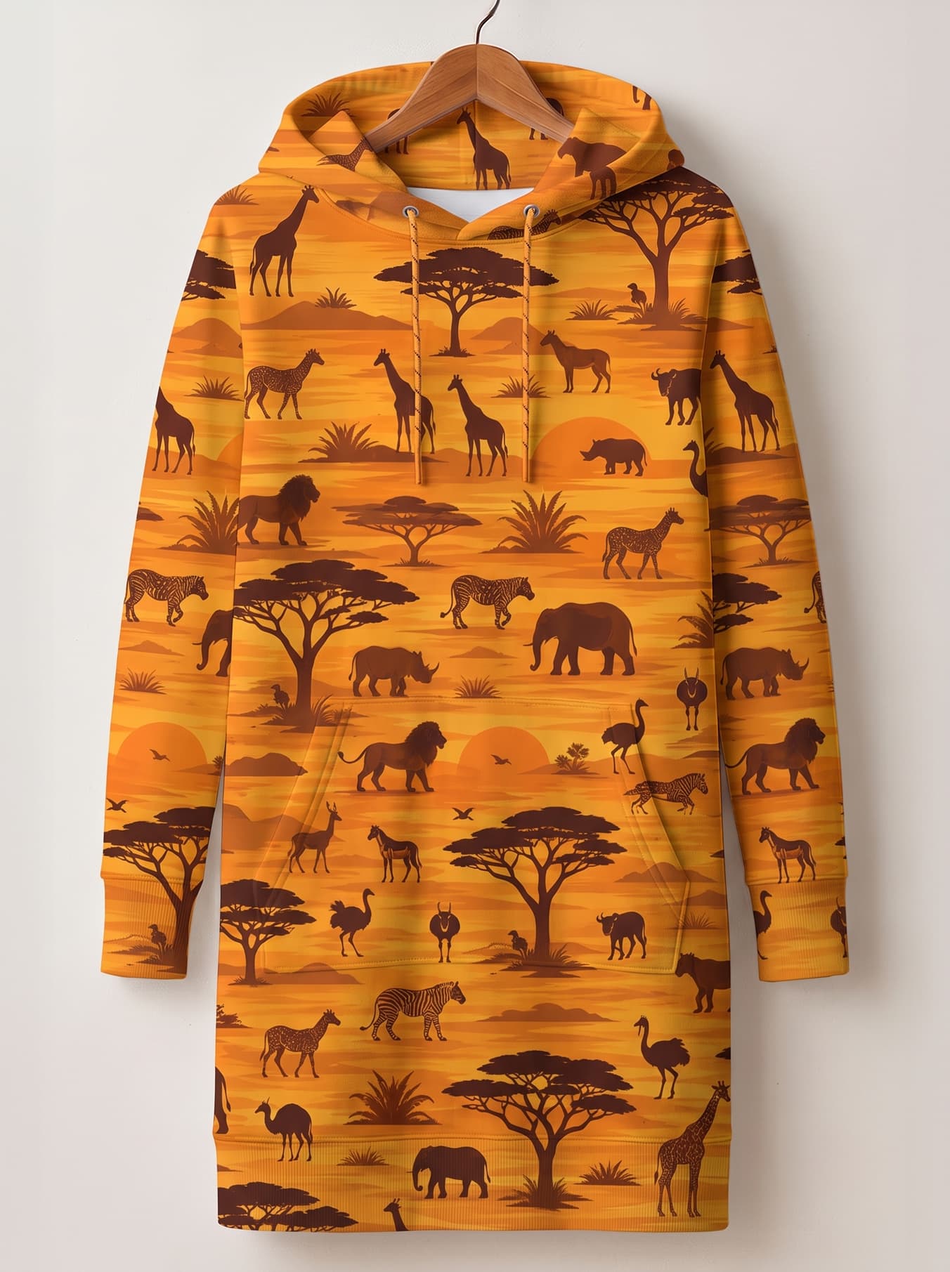 "Mbuga" Hoodie Dress
