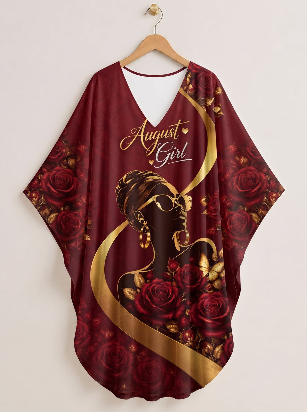 "August Girl Roses" Kaftan Dress