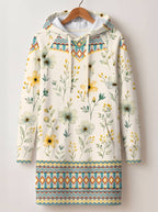 "Alizeti" Hoodie Dress