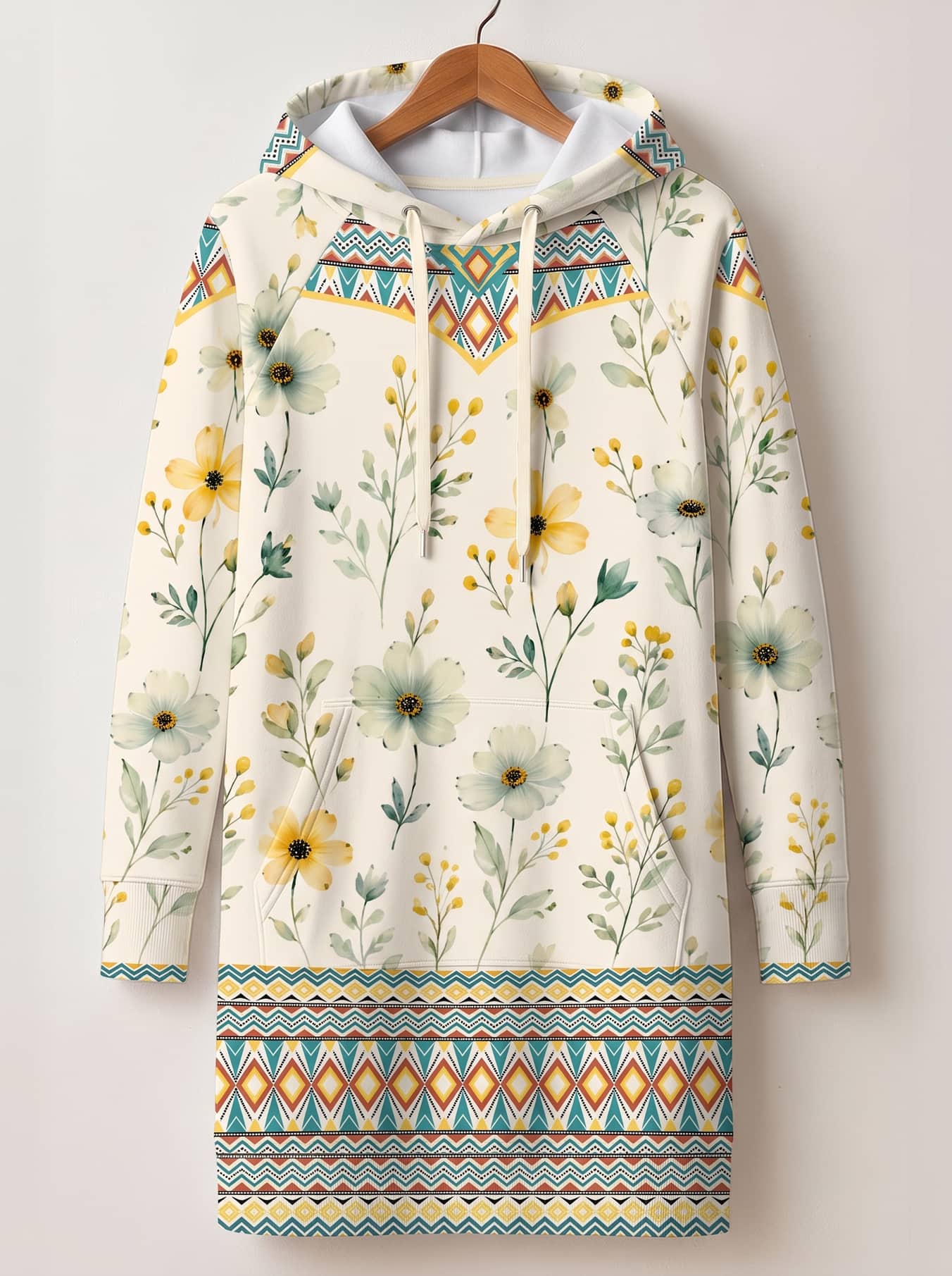 "Alizeti" Hoodie Dress