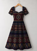 "Msuko" Sweetheart Midi Dress