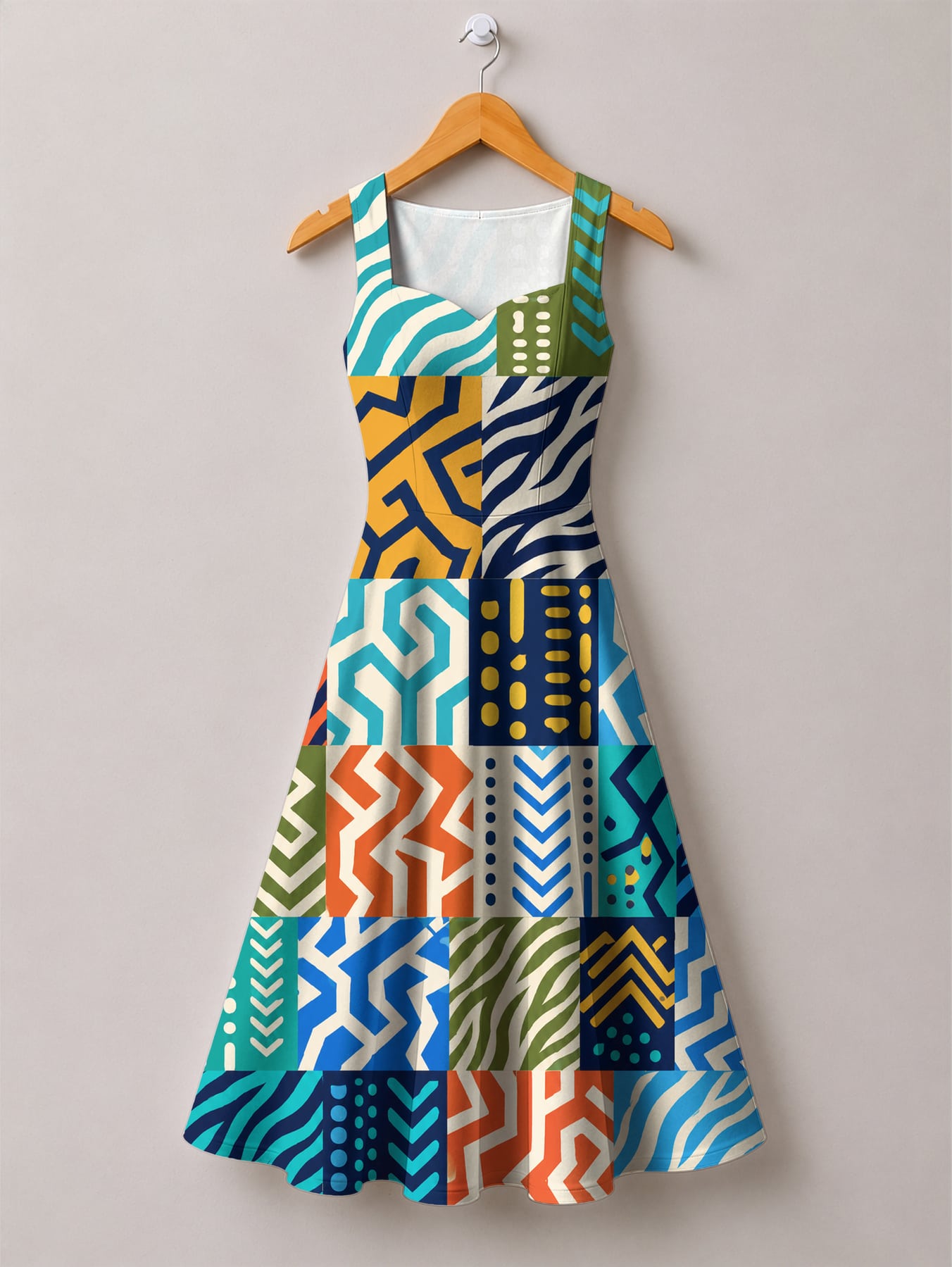 "Kitenge" Corset Dress