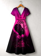 "Selah" Pink" Short Sleeve Maxi Dress