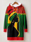 "Kwanza" Hoodie Dress