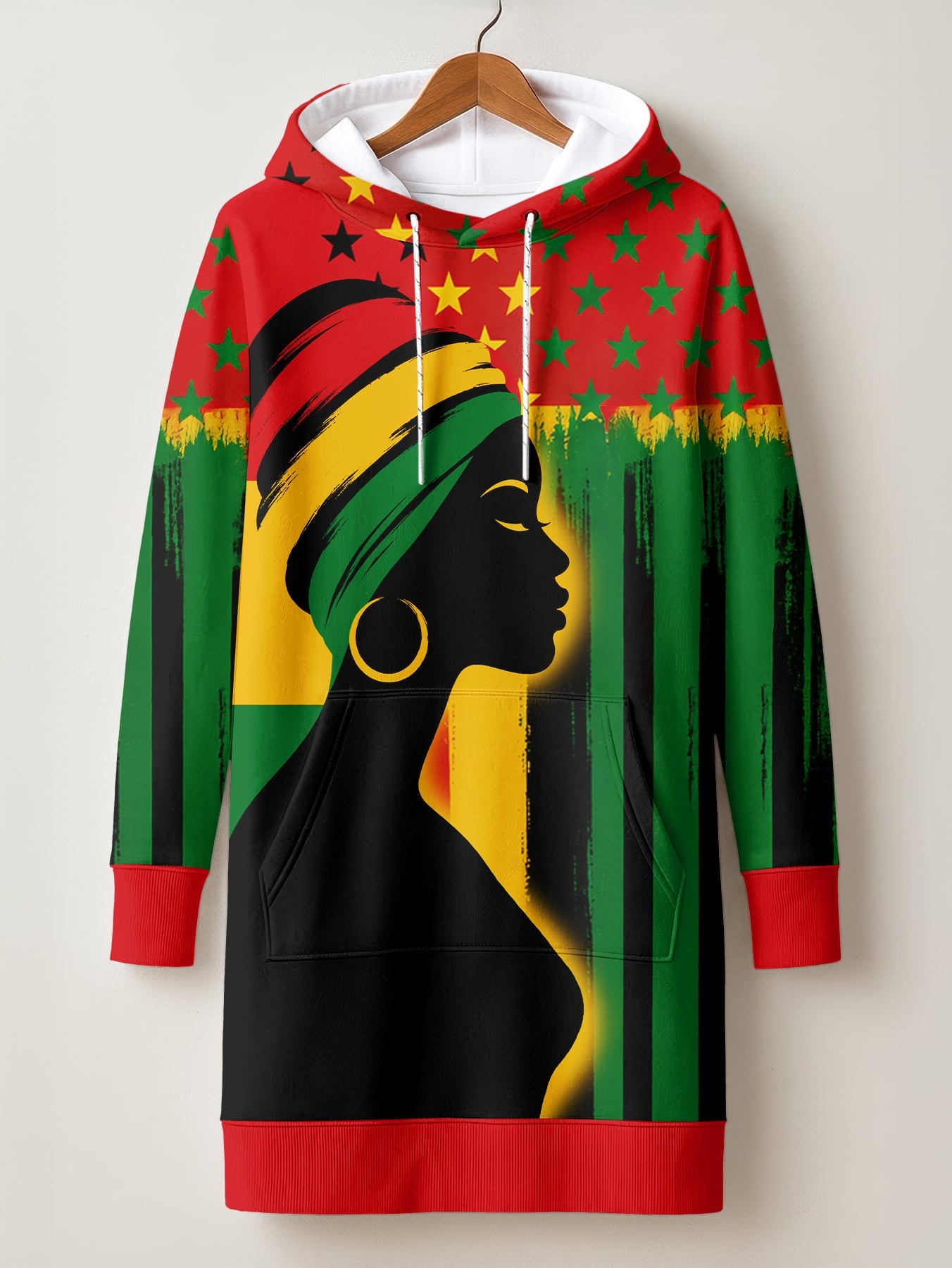 "Kwanza" Hoodie Dress