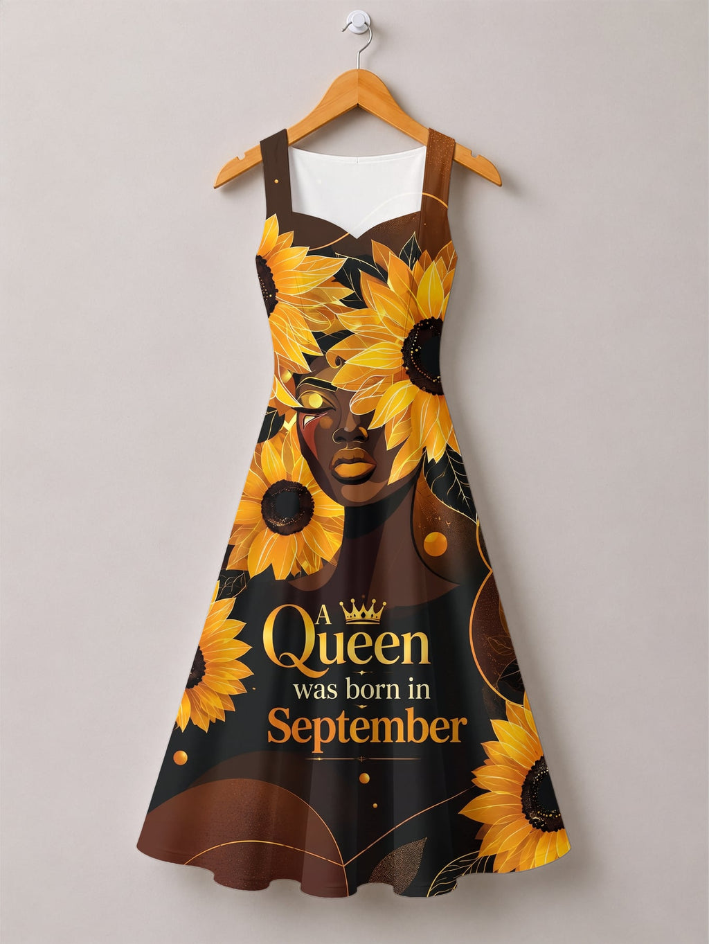"September Born Queen" Corset Dress