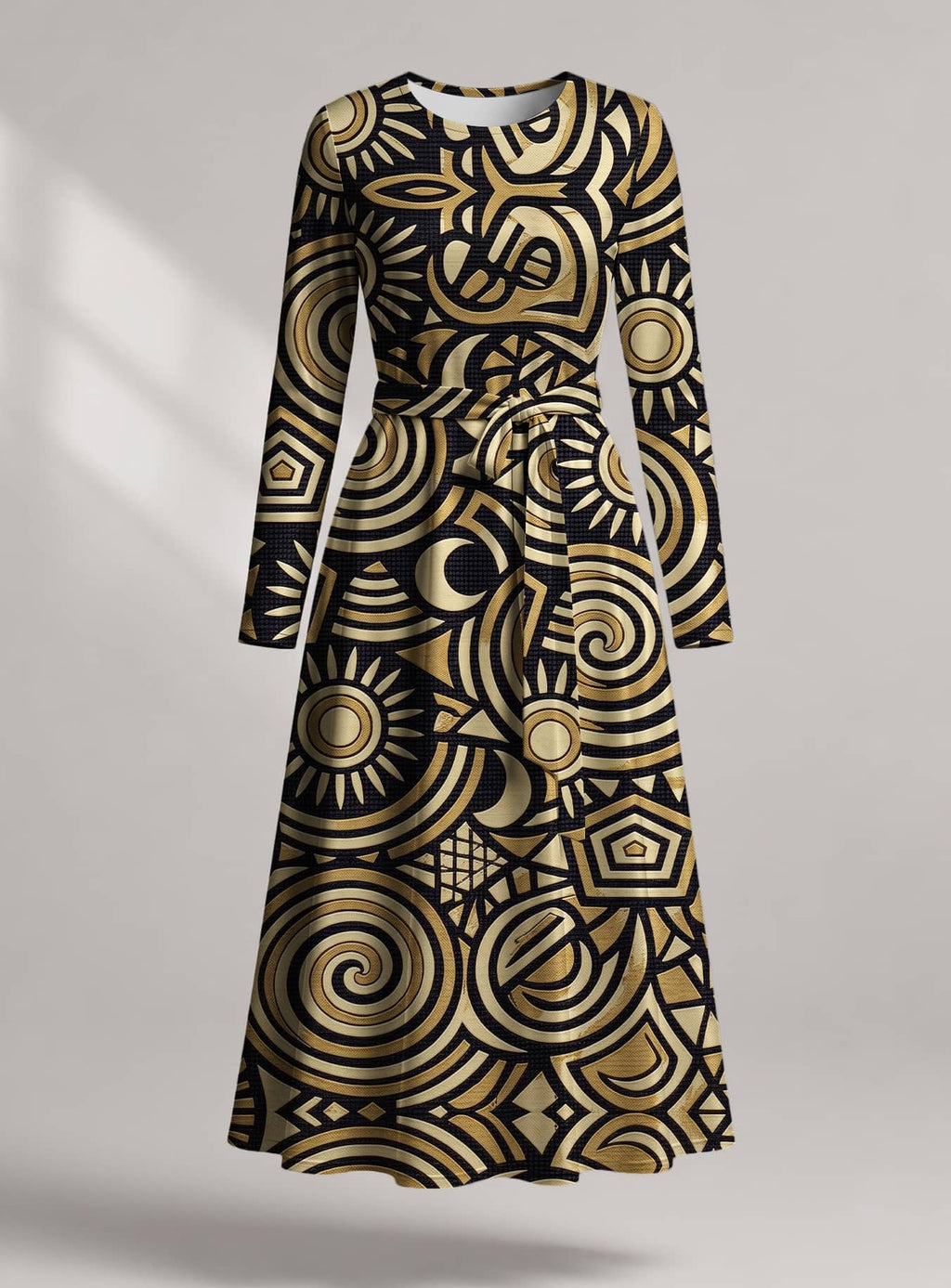 "Sahara" Viscose Midi Dress