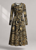 "Sahara" Viscose Midi Dress