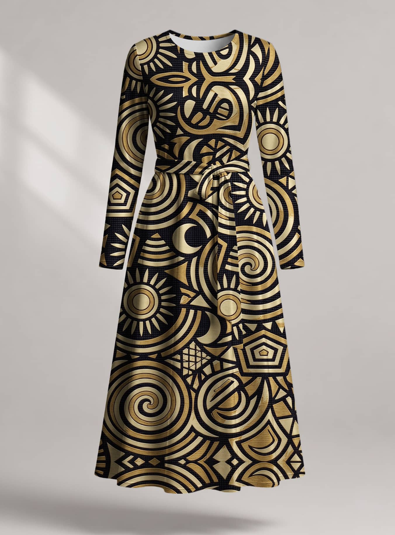 "Sahara" Viscose Midi Dress