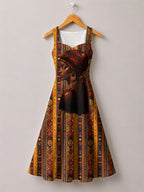 Melanin Radiance Corset Dress