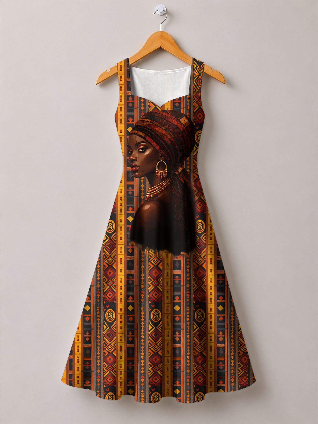 Melanin Radiance Corset Dress
