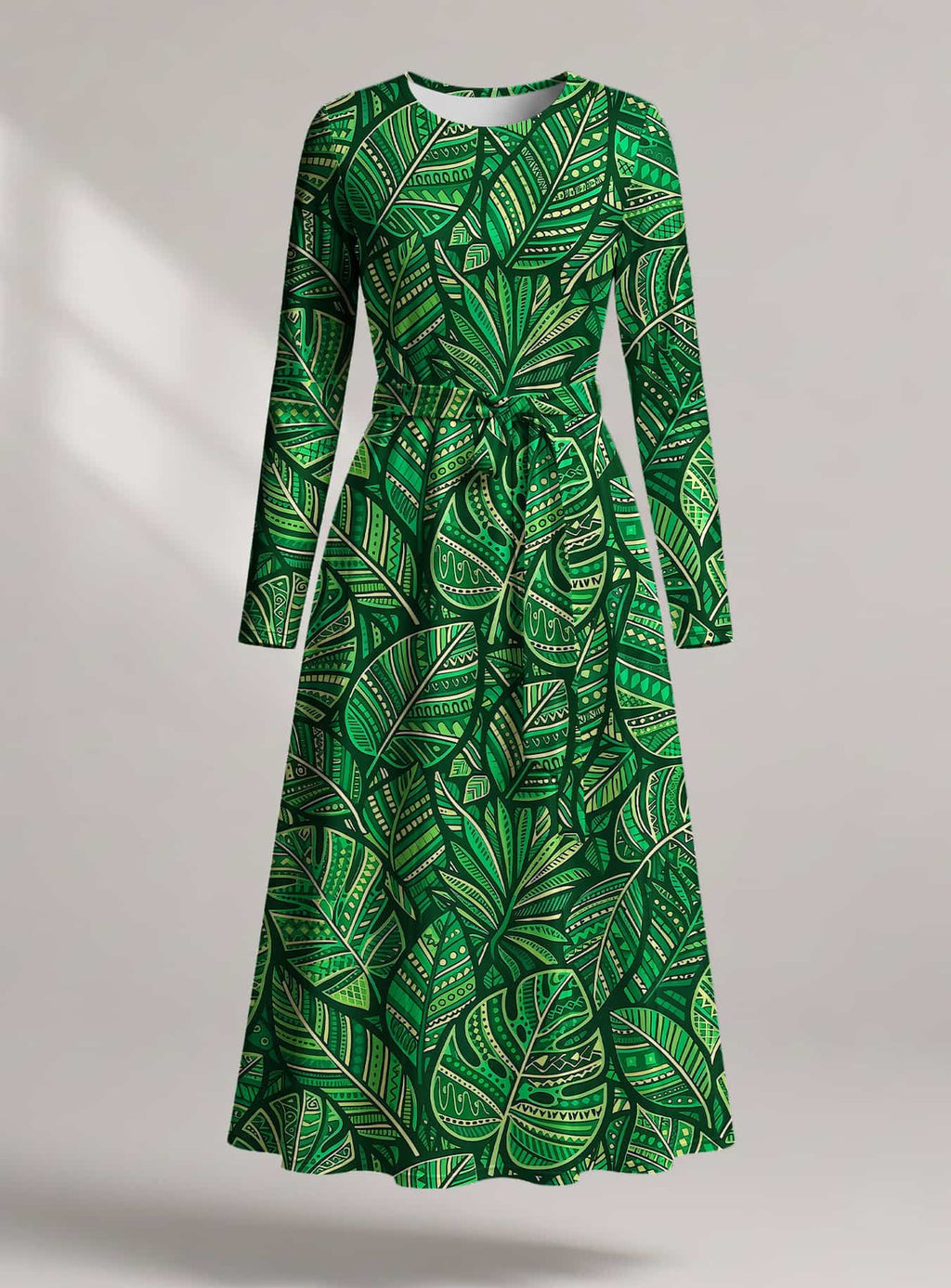 "Asili" Viscose Midi Dress