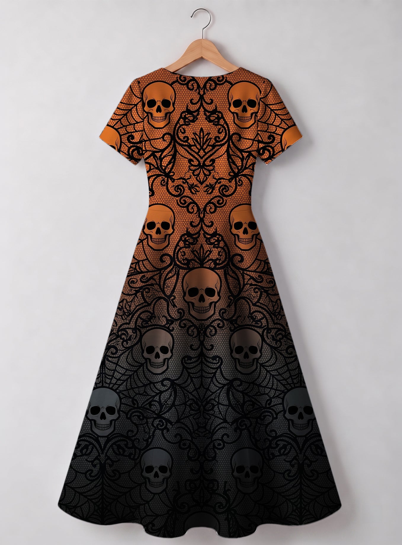 "Fuvu" Halloween Sweetheart Midi Dress