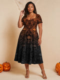 "Fuvu" Halloween Sweetheart Midi Dress Promo