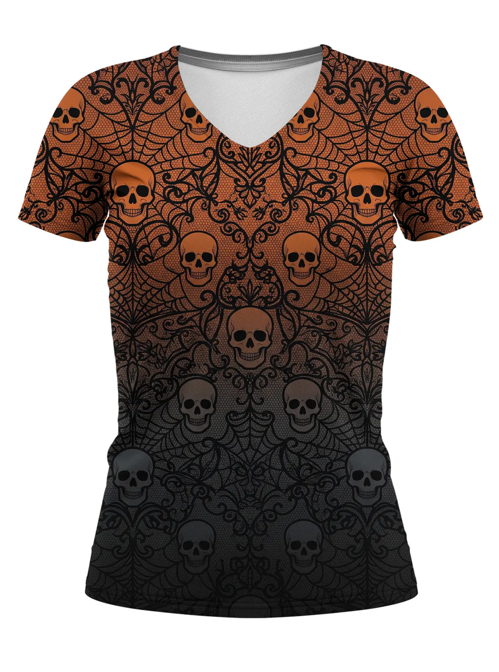 "Fuvu" Halloween V-Neck T-Shirt