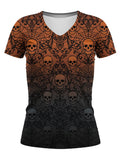 "Fuvu" Halloween V-Neck T-Shirt