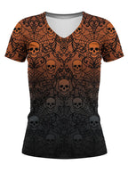 "Fuvu" Halloween V-Neck T-Shirt