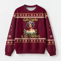 "Glow Up" Christmas Sweatshirt