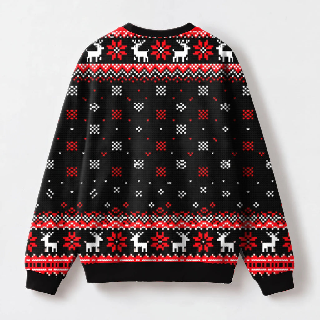 "Grown" Christmas Sweatshirt — back view