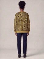 "Haradali" Sweatshirt — back view on model