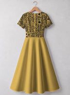 "Haradali" Sweetheart Midi Dress Promo