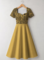 "Haradali" Sweetheart Midi Dress Promo