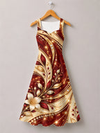 "Hariri" Corset Dress — front flat