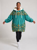 "Heshima" Blanket Hoodie — front