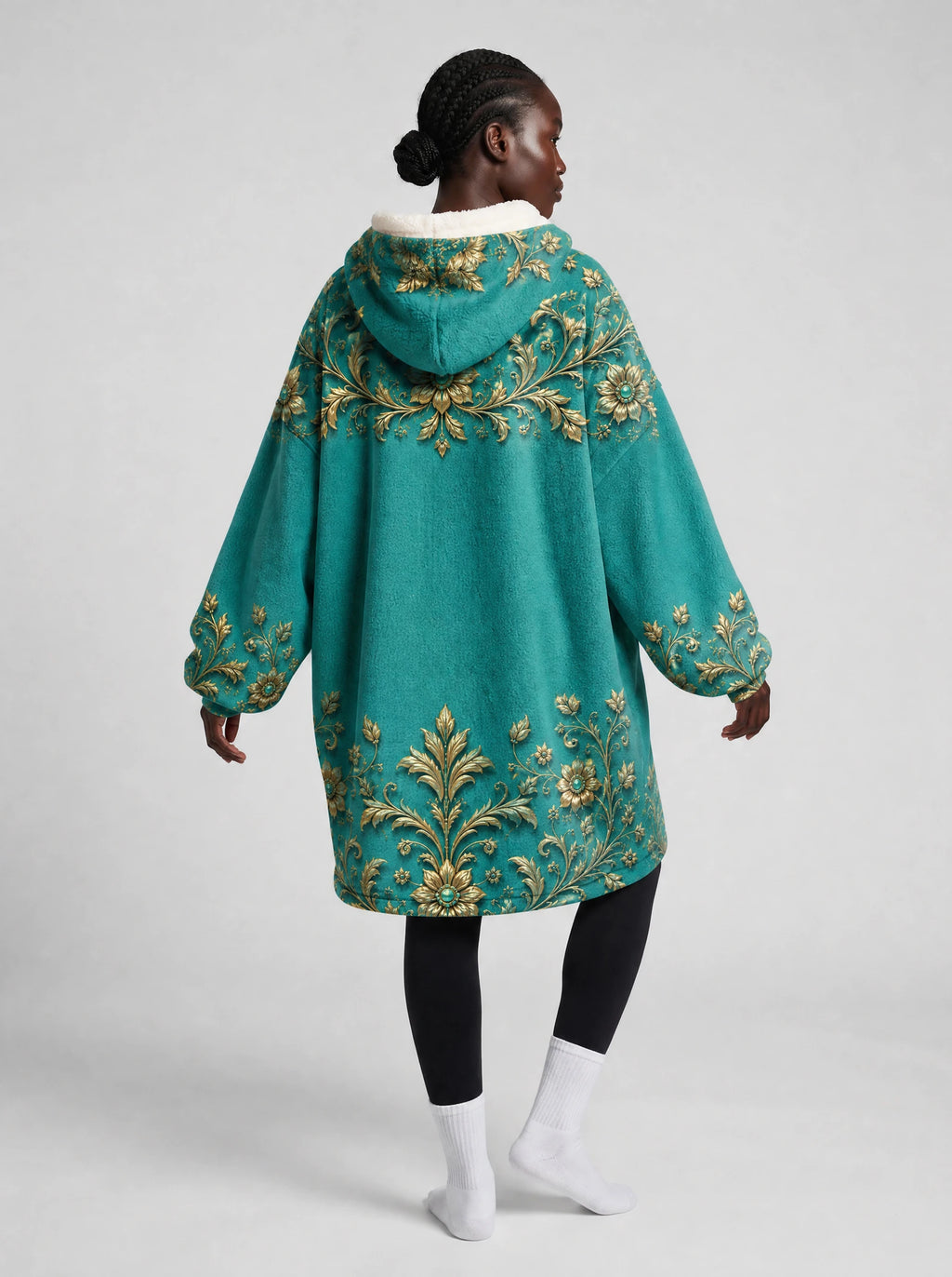 "Heshima" Blanket Hoodie — side