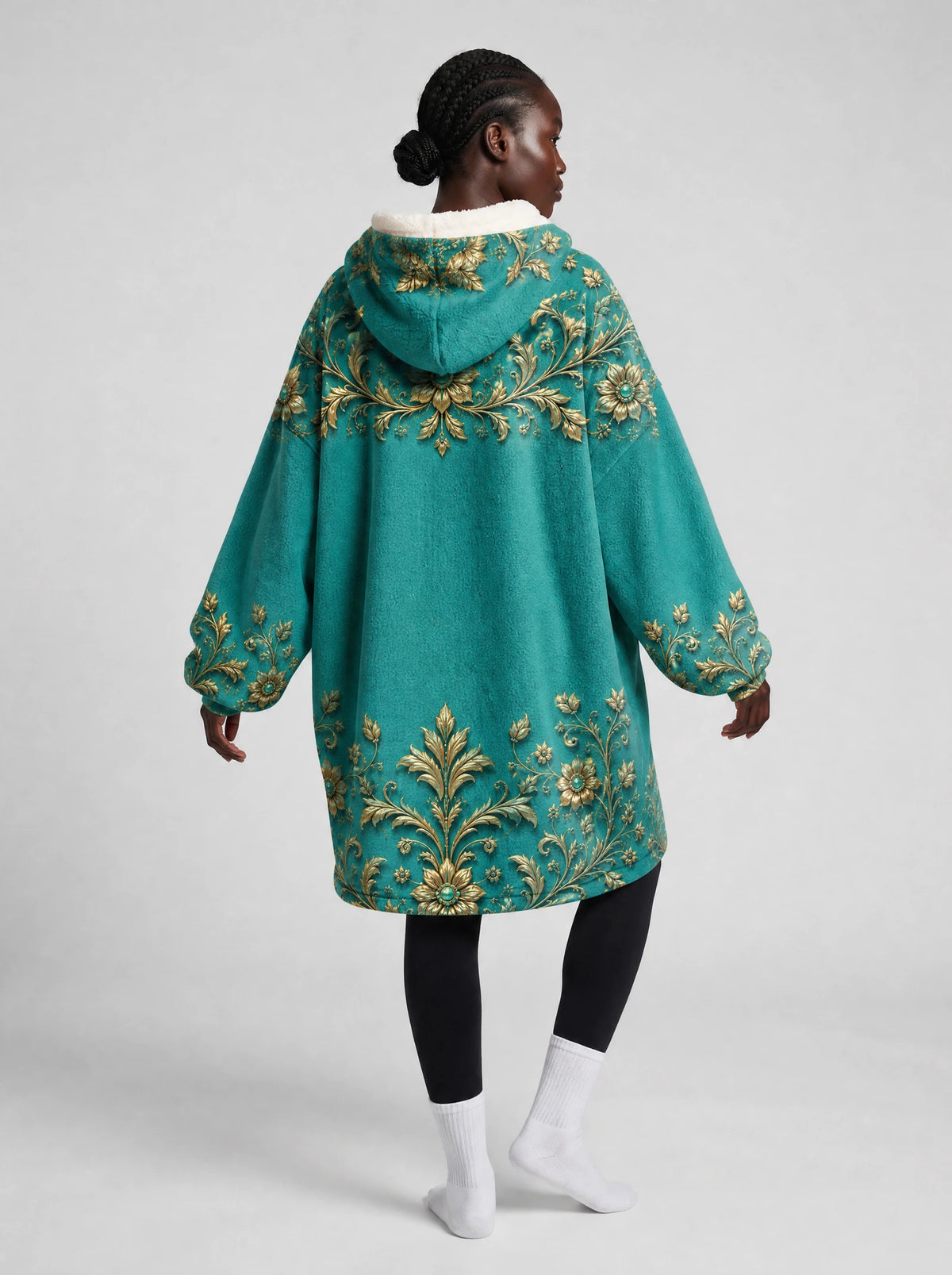 "Heshima" Blanket Hoodie — side