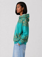 "Heshima" Hoodie — side view on model