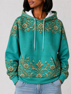 "Heshima" Hoodie — close-up on model