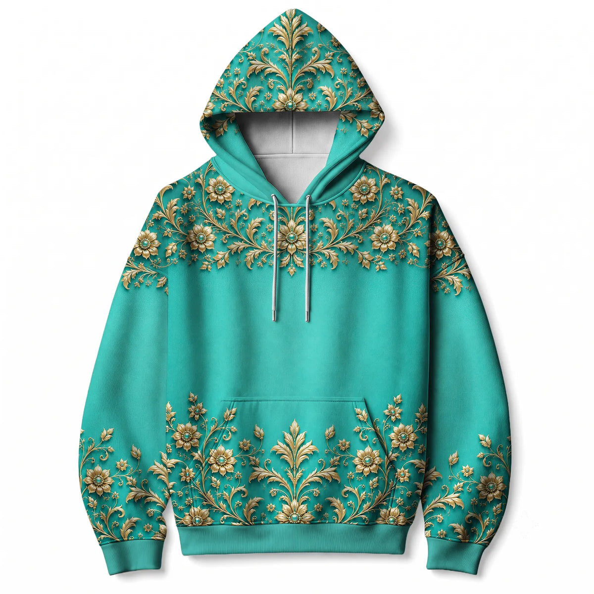 "Heshima" Hoodie — front flat