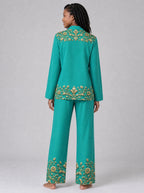 "Heshima" Pajama Set — back view on model